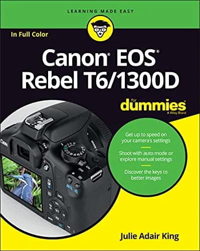 Wiley Canon EOS Rebel T6/1300D For Dummies | DSLR Photography Guide for Beginners in India thumbnail 1