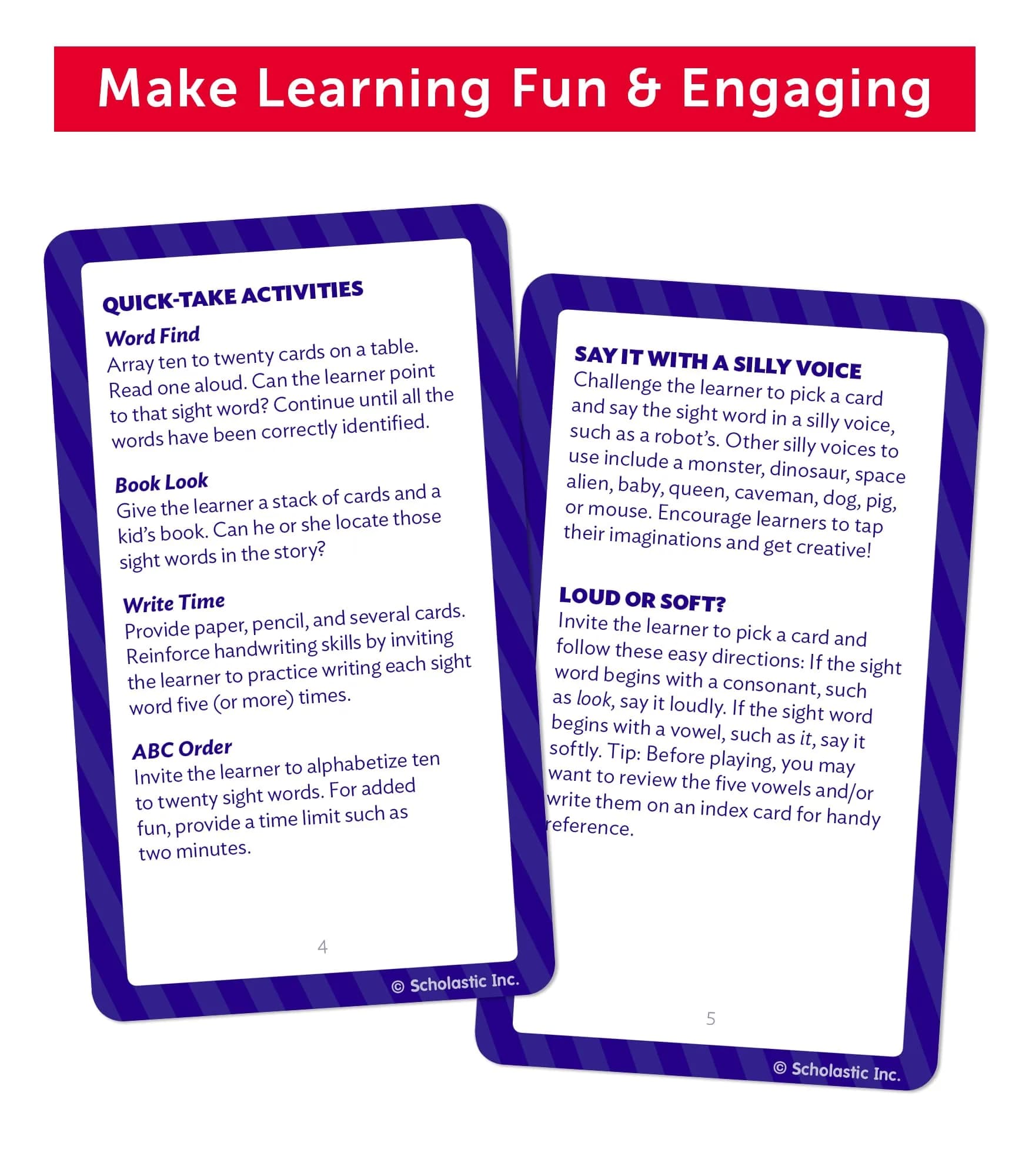 Scholastic Sight Words Flash Cards | Essential Reading Fluency Tool - view 5