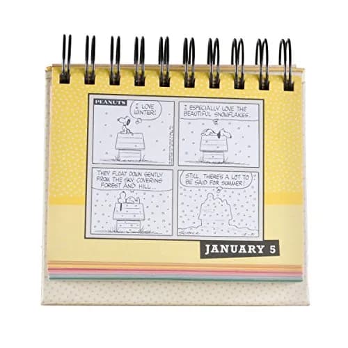 Dayspring Peanuts Smiles and Blessings Perpetual Calendar 5.5" x 5.25" | Daily Inspiration & Scriptures thumbnail 3