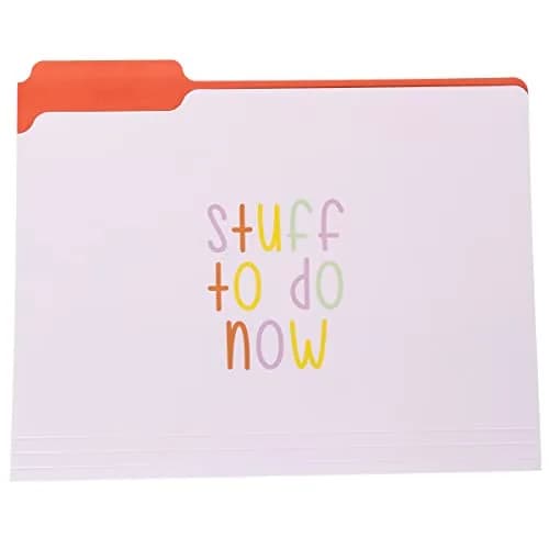 Graphique "Trying My Best" File Folders Set of 9 (3 Designs) Letter Size | Durable Coated Cardstock Organizers thumbnail 3