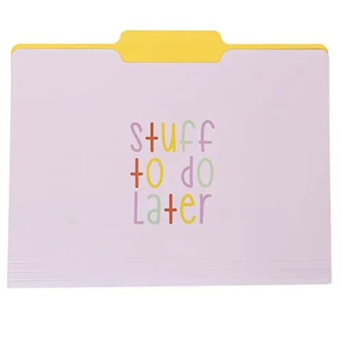Graphique "Trying My Best" File Folders Set of 9 (3 Designs) Letter Size | Durable Coated Cardstock Organizers thumbnail 4