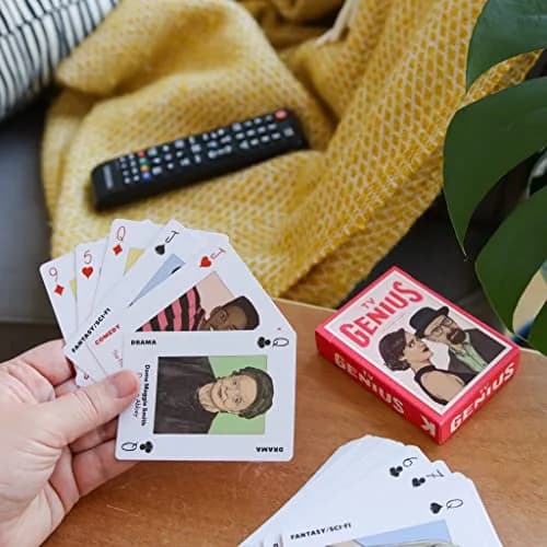 Laurence King TV Genius Playing Cards | TV & Series Stars, 54 Influential TV Stars & Creators, 4 Suits, Sturdy Box (3x4x1 inches) thumbnail 4