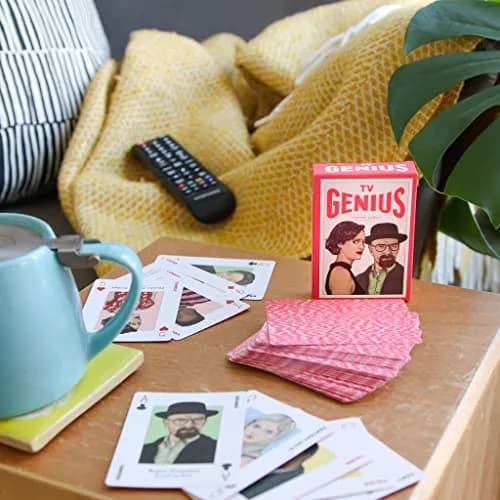 Laurence King TV Genius Playing Cards | TV & Series Stars, 54 Influential TV Stars & Creators, 4 Suits, Sturdy Box (3x4x1 inches) thumbnail 5