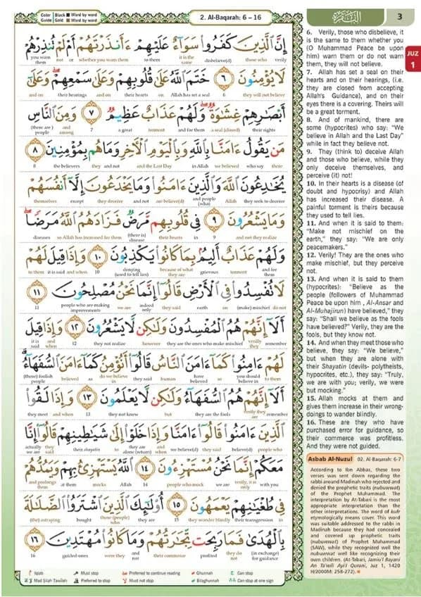 Karangkraf Mall Al-Quran Al-Karim The Noble Quran Small Size A5 | Word-by-Word Arabic-English with Tajweed thumbnail 7