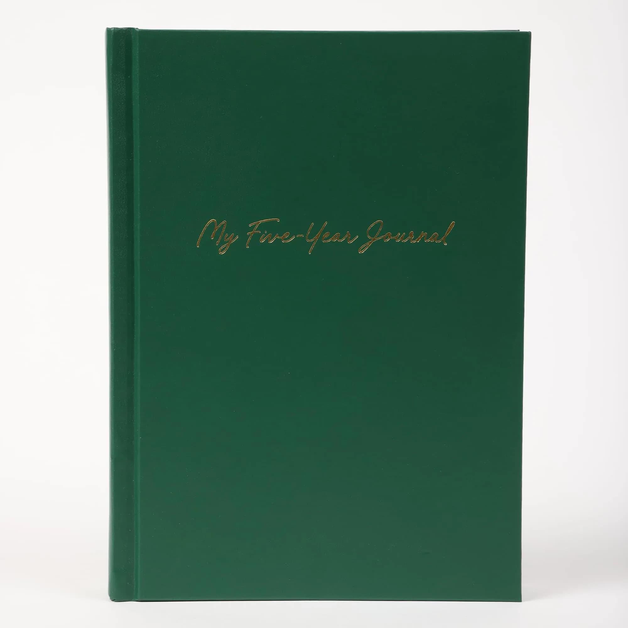 Writing Your Life Hard Cover 5 Year Journal | Simple Daily Memory Keeper | 6x8.25 Inch Leaf Green — Leaf Green