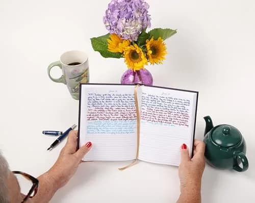 Writing Your Life Hard Cover 5 Year Journal | Navy Blue | 6x8.25 Inch | Durable USA Import thumbnail 6