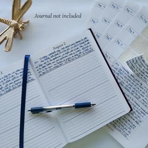 Writing Your Life Hard Cover 5 Year Journal | Navy Blue | 6x8.25 Inch | Durable USA Import thumbnail 8