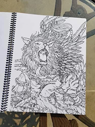 PAP Biringan: The Invisible City Adult Coloring Book Spiral Bound 8.5in x 11in | Perforated Pages, Single Sided thumbnail 4