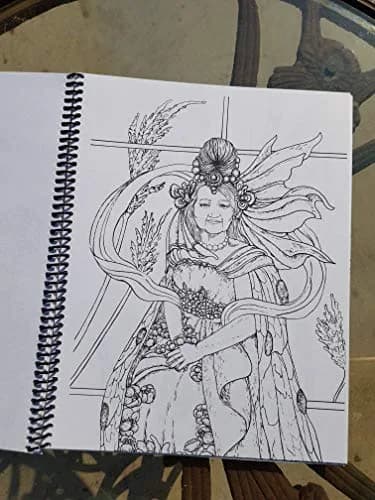 PAP Biringan: The Invisible City Adult Coloring Book Spiral Bound 8.5in x 11in | Perforated Pages, Single Sided thumbnail 2