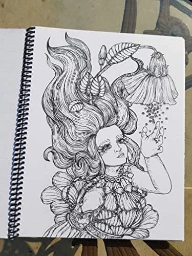 PAP Biringan: The Invisible City Adult Coloring Book Spiral Bound 8.5in x 11in | Perforated Pages, Single Sided thumbnail 3