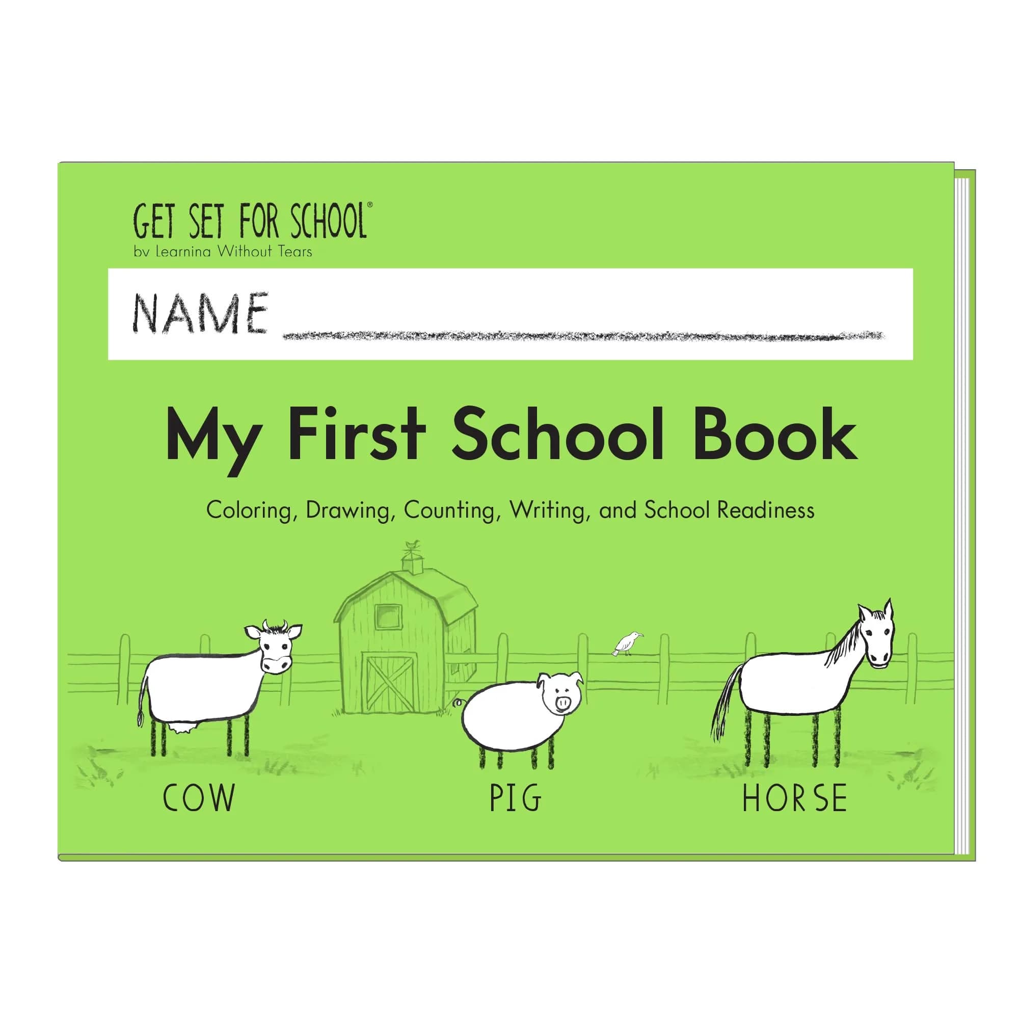 Handwriting Without Tears My First School Book Workbook, Pre-Writing, Pre-K | Supports Early Skills Development