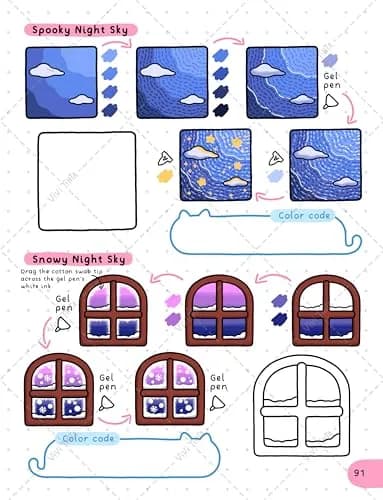 Craydraw Press LLC How to Color: Step-by-Step Coloring Guide for Patterns & Textures | Relax & Practice thumbnail 8