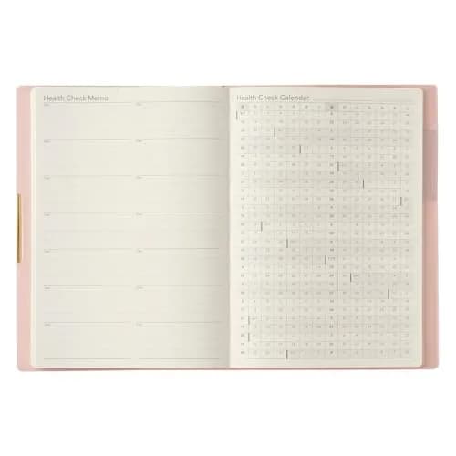 日本能率協会マネジメントセンター PLANNER Powder Pink | Monthly & Weekly Log Pages, Elegant Finish, Japan Made thumbnail 7