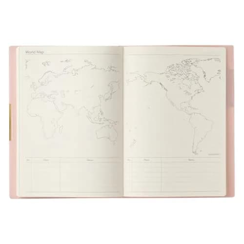 日本能率協会マネジメントセンター PLANNER Powder Pink | Monthly & Weekly Log Pages, Elegant Finish, Japan Made thumbnail 8