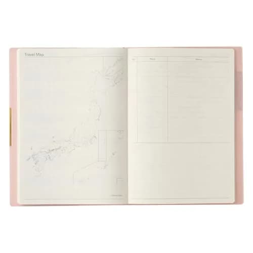 日本能率協会マネジメントセンター PLANNER Powder Pink | Monthly & Weekly Log Pages, Elegant Finish, Japan Made thumbnail 9