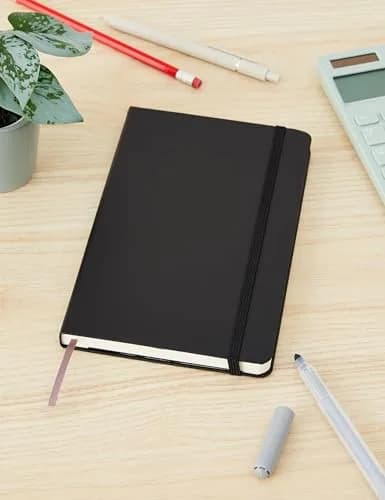 Moleskine Classic Notebook, Large, Ruled, Black, Hard Cover (5 x 8.25) | Durable, Elegant & Perfect for Daily Writing thumbnail 4