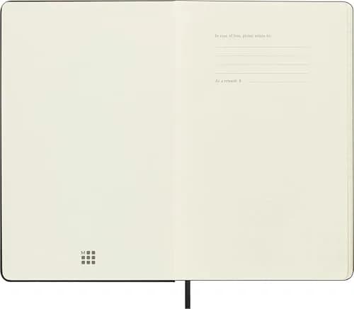 Moleskine Classic Notebook, Large, Ruled, Black, Hard Cover (5 x 8.25) | Durable, Elegant & Perfect for Daily Writing thumbnail 5