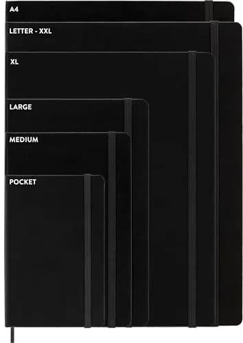 Moleskine Classic Notebook, Large, Ruled, Black, Hard Cover (5 x 8.25) | Durable, Elegant & Perfect for Daily Writing thumbnail 9