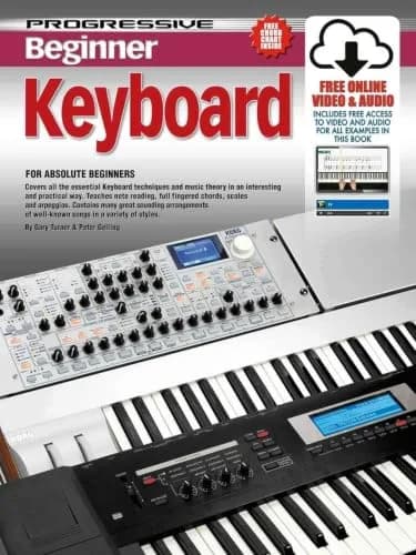 LTP Publications 11813 Progressive Beginner Keyboard Book/CD/DVD | Teaches Music Theory & Technique thumbnail 1