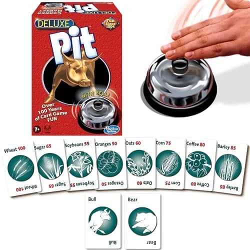 Winning Moves Deluxe Pit, Classic Trading Card Game | Fast-Paced Strategy for 3-8 Players thumbnail 2