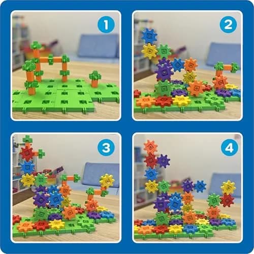 Learning Resources Gears! Gears! Gears! Deluxe Building Set | STEM & Creative Play for Kids thumbnail 5