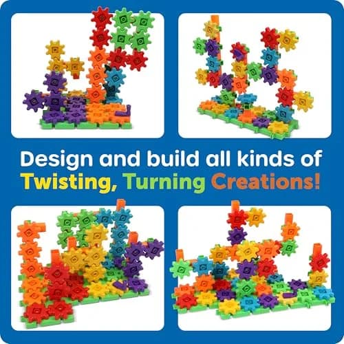 Learning Resources Gears! Gears! Gears! Deluxe Building Set | STEM & Creative Play for Kids thumbnail 6
