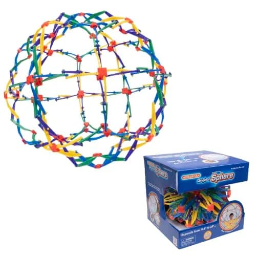 Hoberman Expanding Mini Sphere Toy 15 cm (5.9 in) | Award-Winning Geometric Toy thumbnail 1