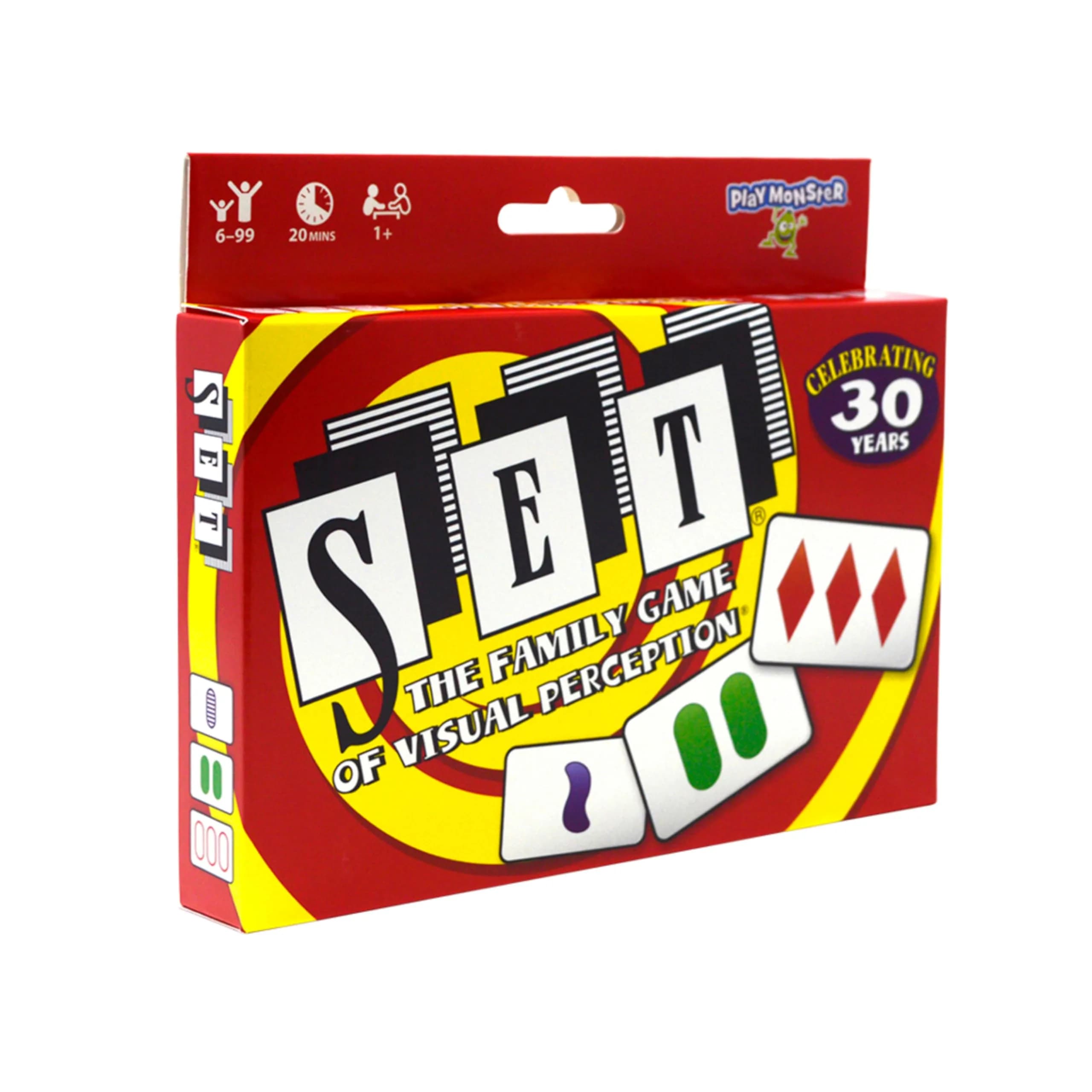 PlayMonster SET Card Game - Visual Perception & Matching - 81 Cards, Ages 8+ | Award-Winning Family Game - main product image