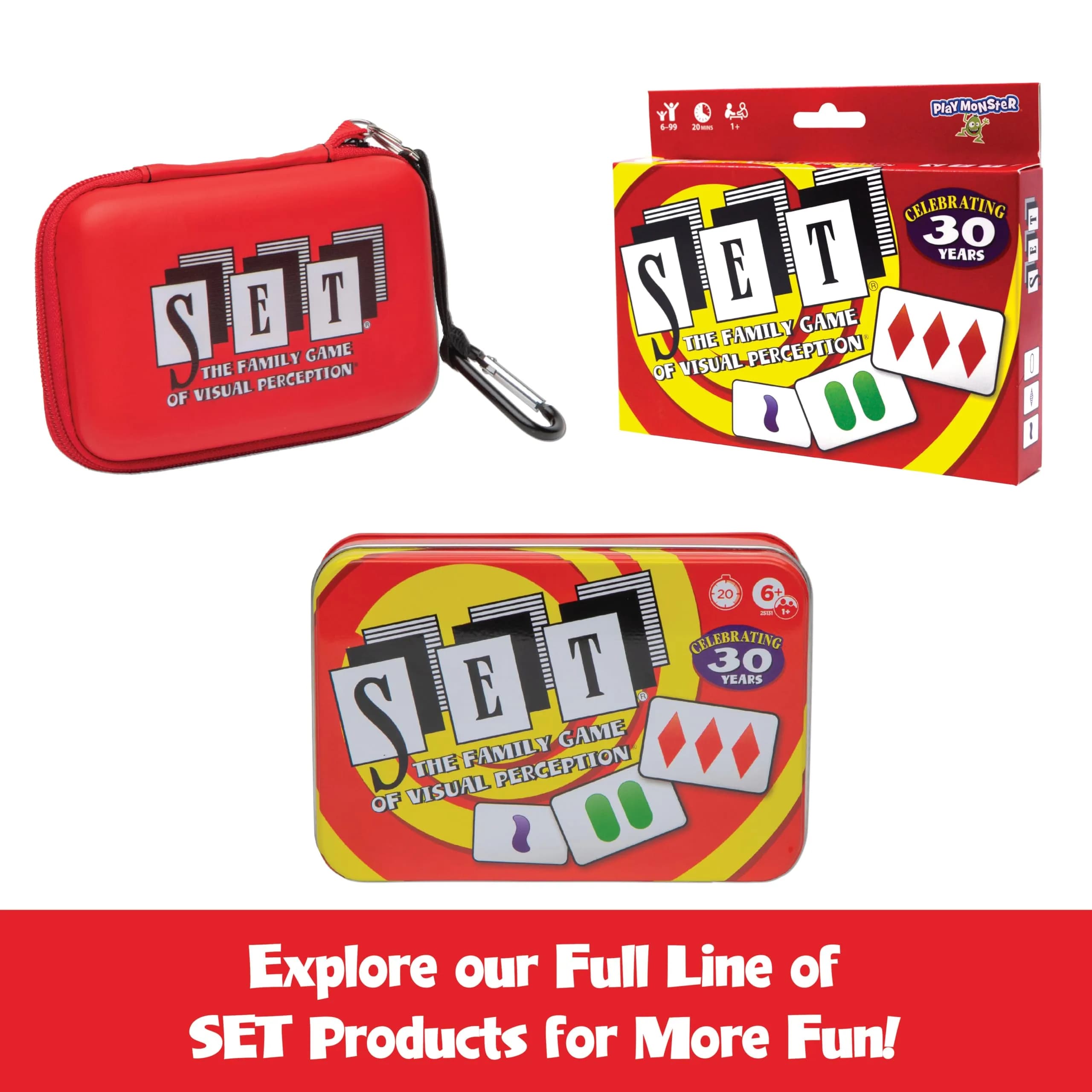 PlayMonster SET Card Game - Visual Perception & Matching - 81 Cards, Ages 8+ | Award-Winning Family Game - view 7