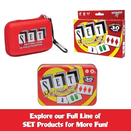 PlayMonster SET Card Game - Visual Perception & Matching - 81 Cards, Ages 8+ | Award-Winning Family Game thumbnail 7
