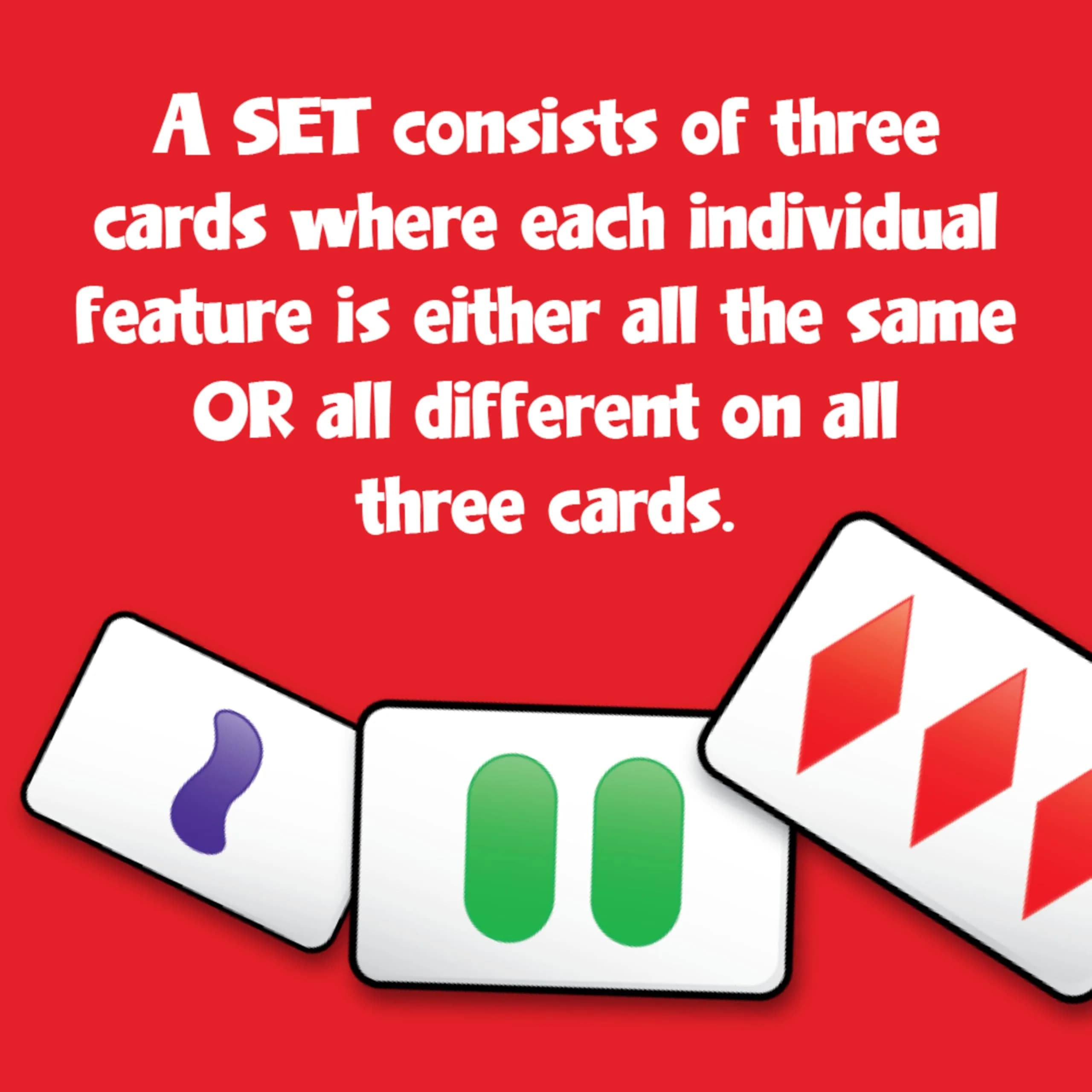 PlayMonster SET Card Game - Visual Perception & Matching - 81 Cards, Ages 8+ | Award-Winning Family Game - view 3