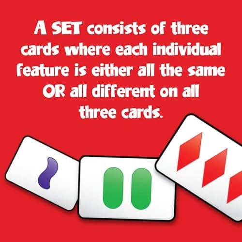 PlayMonster SET Card Game - Visual Perception & Matching - 81 Cards, Ages 8+ | Award-Winning Family Game thumbnail 3