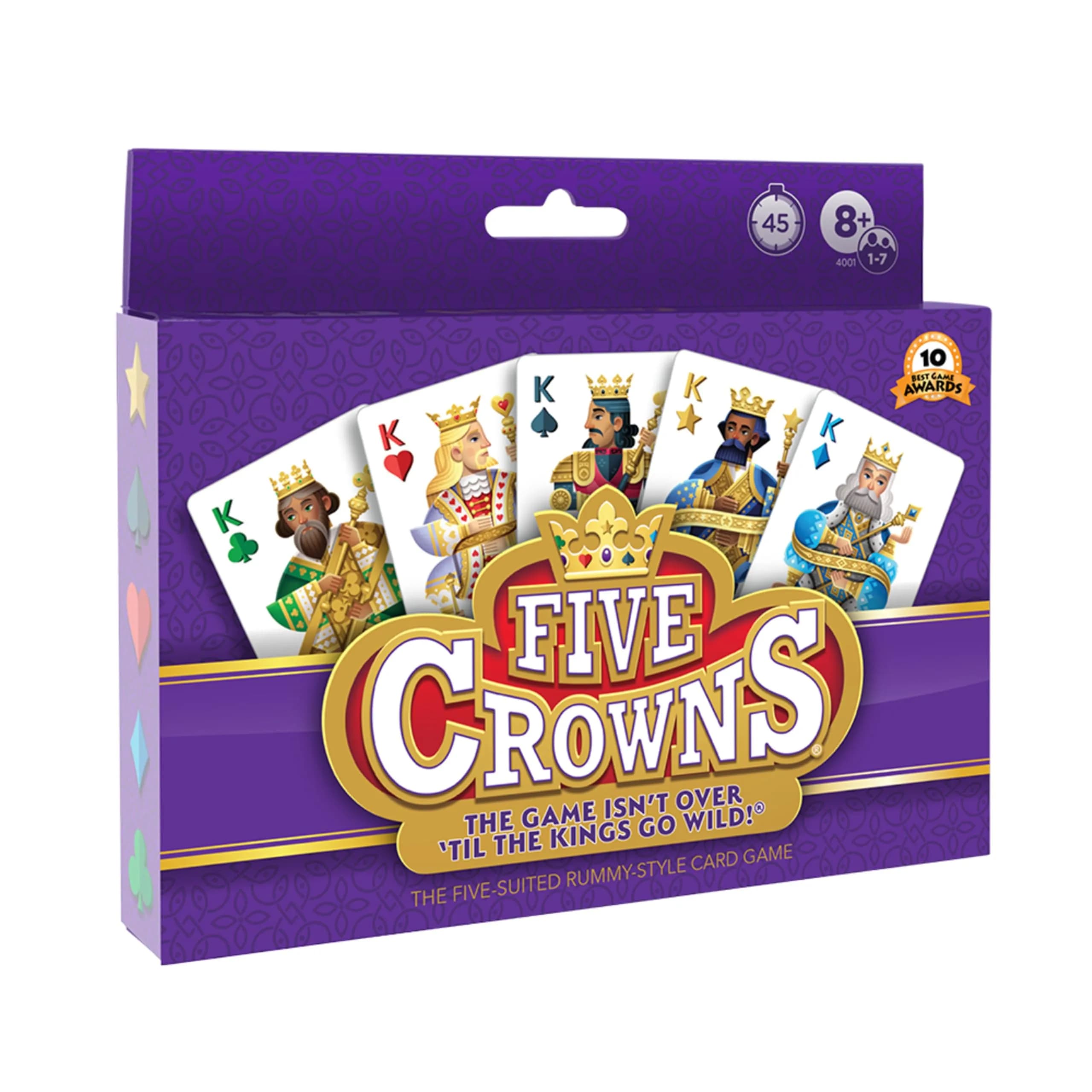 PlayMonster Five Crowns Rummy Style Card Game for Kids and Adults | Family Game Night — Five Crowns