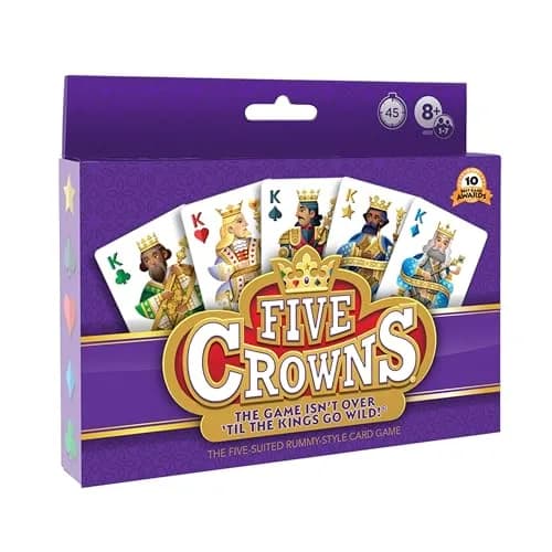 PlayMonster Five Crowns Rummy Style Card Game for Kids and Adults | Family Game Night thumbnail 1
