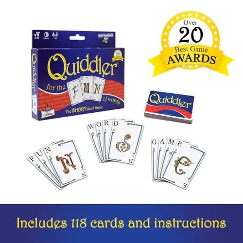 PlayMonster Quiddler Word Game | Educational Card Game for Ages 6+ | 1-8 Players thumbnail 6