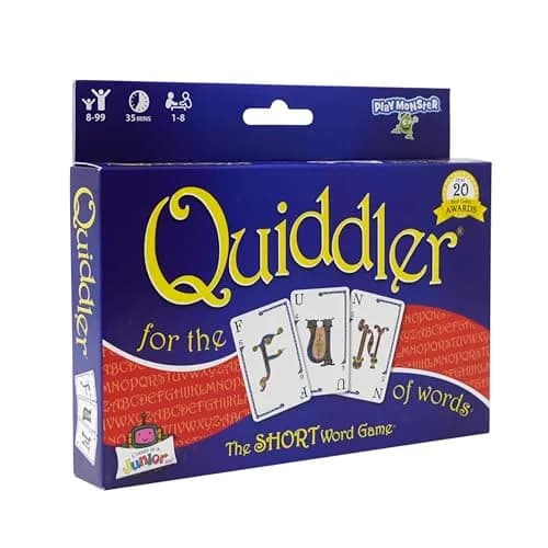 PlayMonster Quiddler Word Game | Educational Card Game for Ages 6+ | 1-8 Players thumbnail 1
