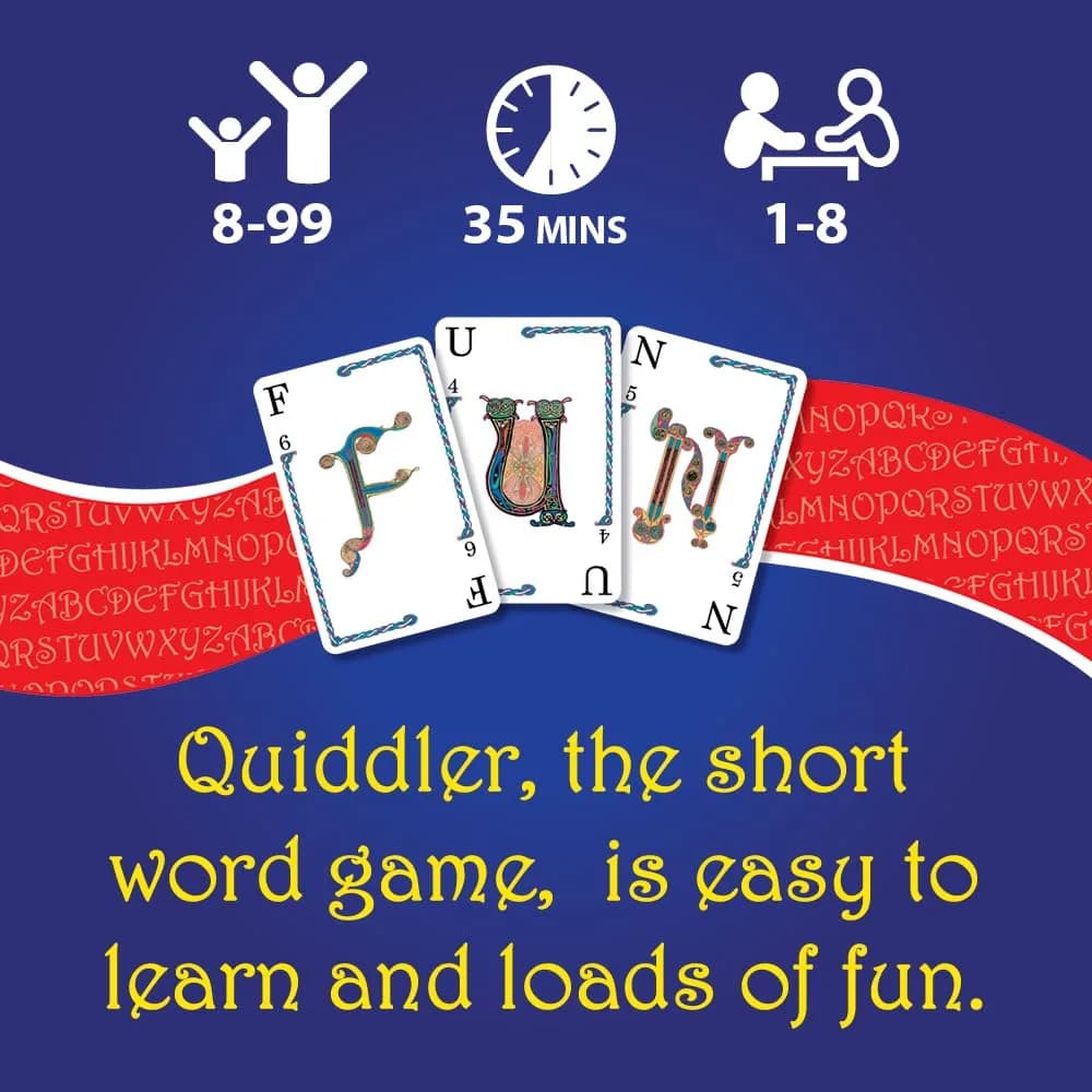 PlayMonster Quiddler Card Game - Word Building & Matching Fun for Ages 8+ - view 4