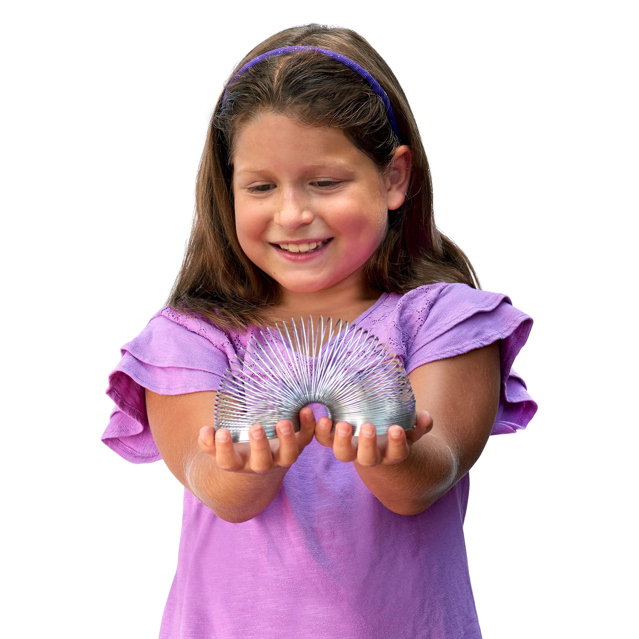 Just Play Original Slinky Walking Spring Toy 7 cm (2.75-inch) Metal Slinky | Classic Fidget Toy for Kids 5+ - view 2