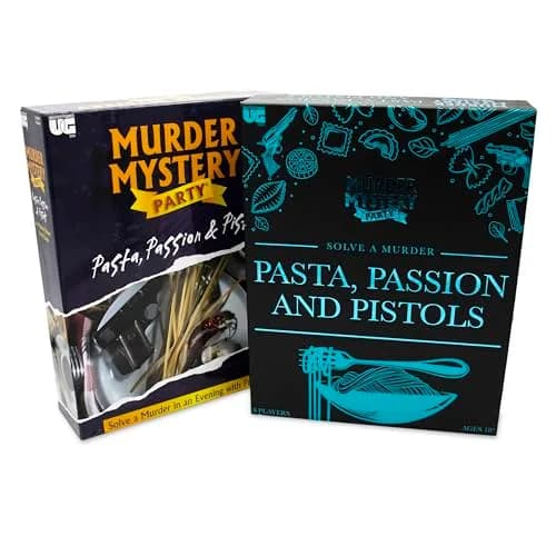 Murder Mystery Party Pasta Passion & Pistols Game, 8 Players, Ages 18+ | Interactive Dinner Party Game thumbnail 7
