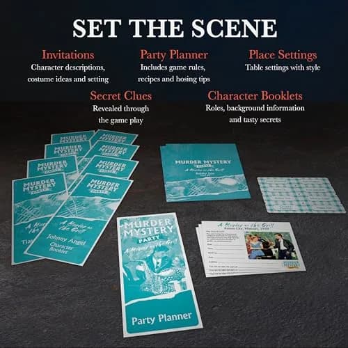 Murder Mystery Party A Murder on the Grill Game, 6-8 Players, 18+ | Interactive Dinner Party Game for Adults thumbnail 6
