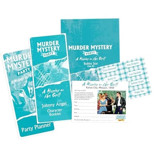 Murder Mystery Party A Murder on the Grill Game, 6-8 Players, 18+ | Interactive Dinner Party Game for Adults thumbnail 2