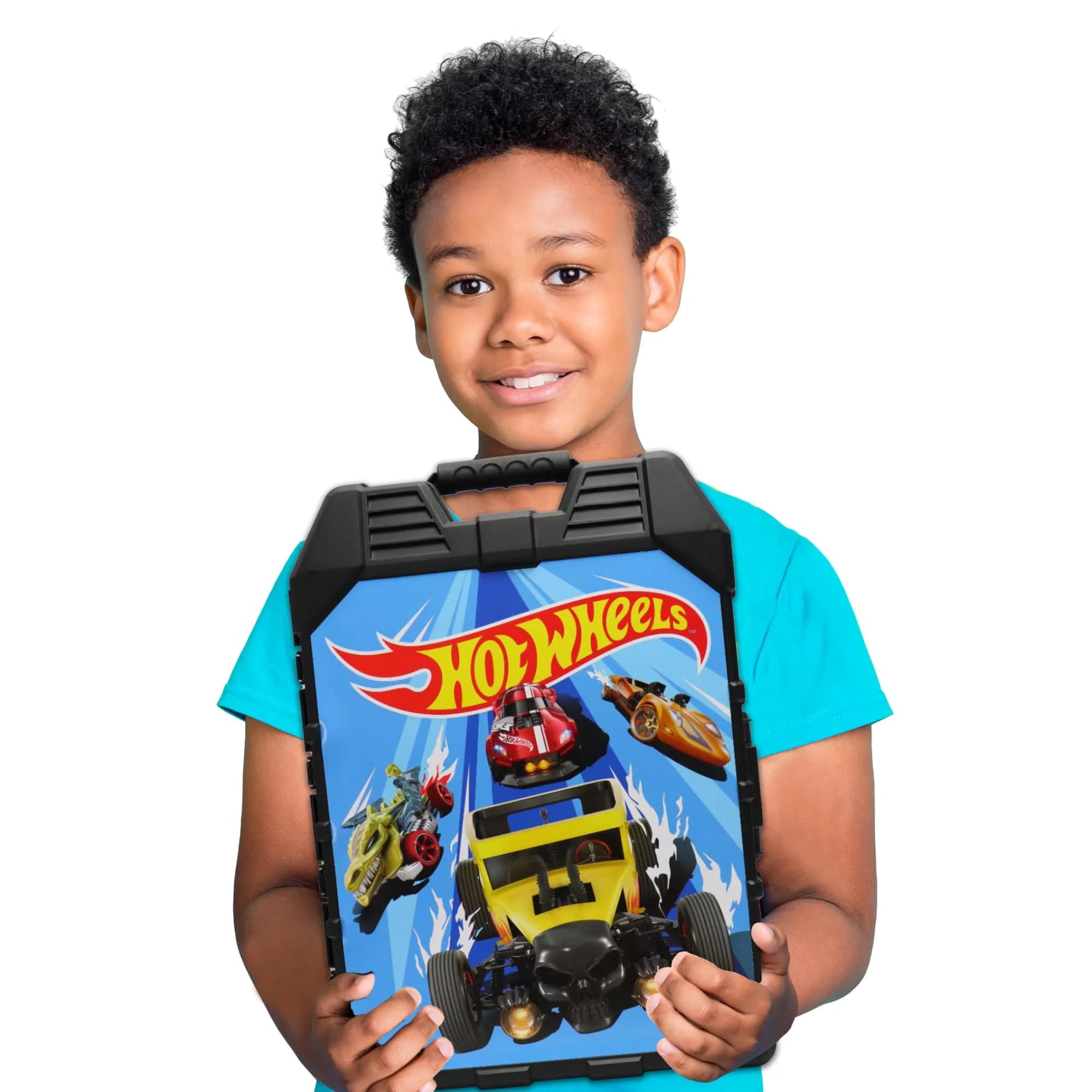 Tara Toys Hot Wheels 48-Car Storage Case | Durable Plastic Organizer for 1:64 Scale Die-Cast Toy Cars - view 5