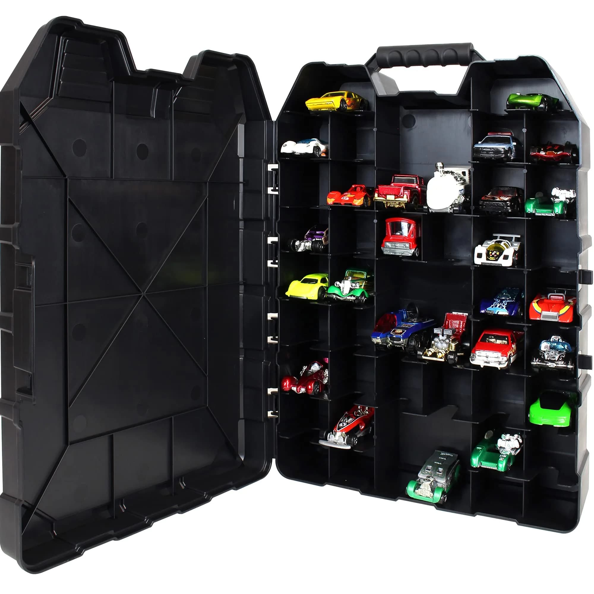 Tara Toys Hot Wheels 48-Car Carry Case with Handle - Portable Toy Vehicle Organizer - view 3