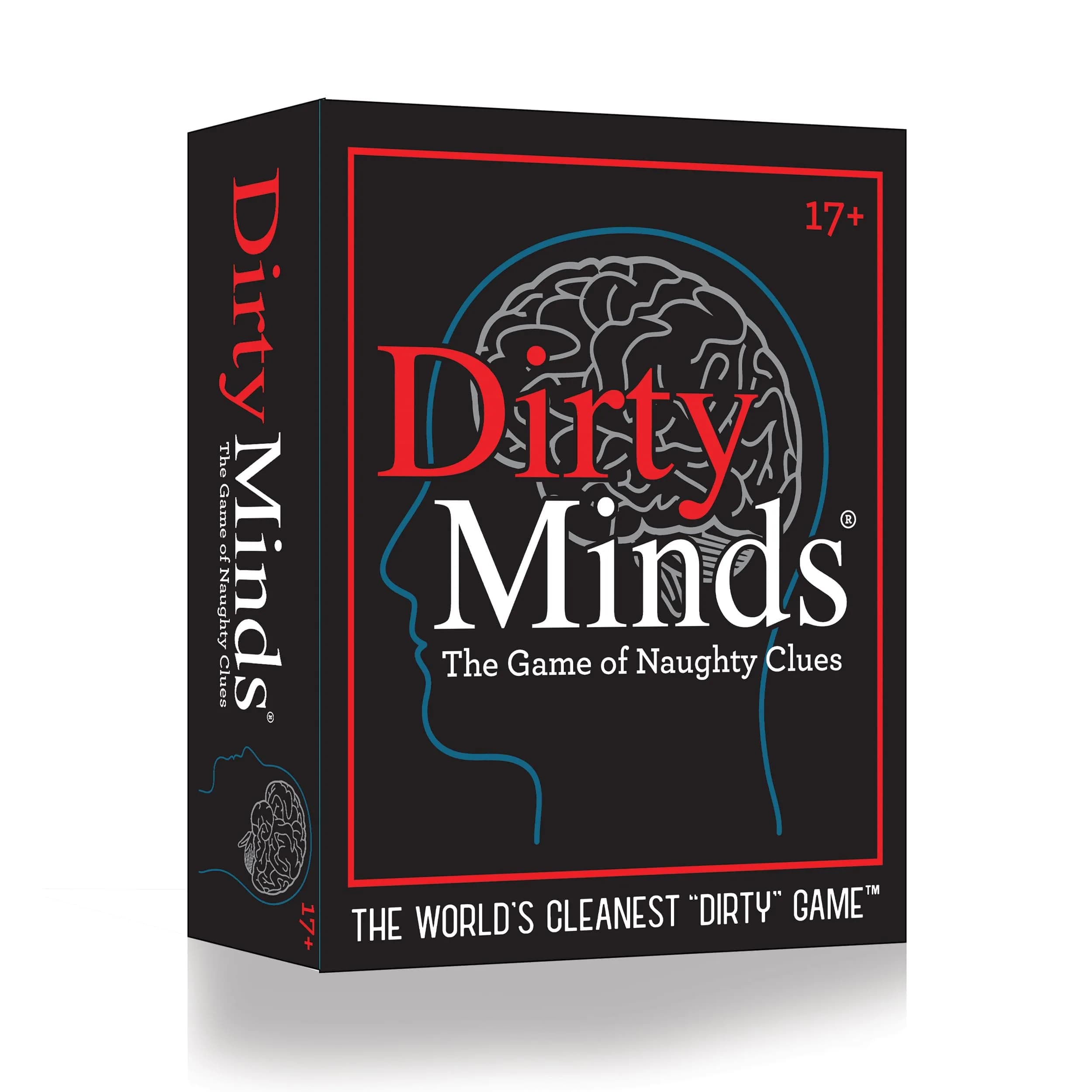 TDC Games Dirty Minds Original Party Game | 912 Naughty Clues, 304 Squeaky Clean Answers — Black