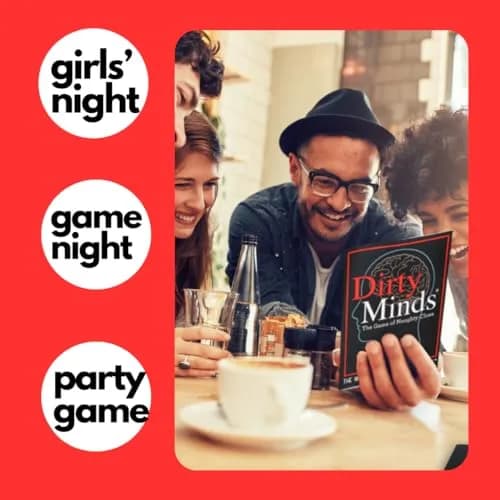 TDC Games Dirty Minds Original Party Game | 912 Naughty Clues, 304 Squeaky Clean Answers thumbnail 4