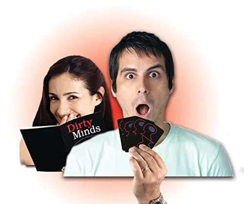 TDC Games Dirty Minds Original Party Game | 912 Naughty Clues, 304 Squeaky Clean Answers thumbnail 3