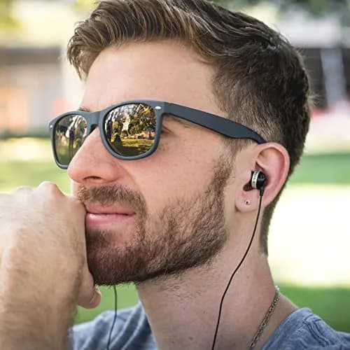 Koss Earbud Headphones In Ear Wired Noise Isolating Memory Foam Cushions Black thumbnail 4