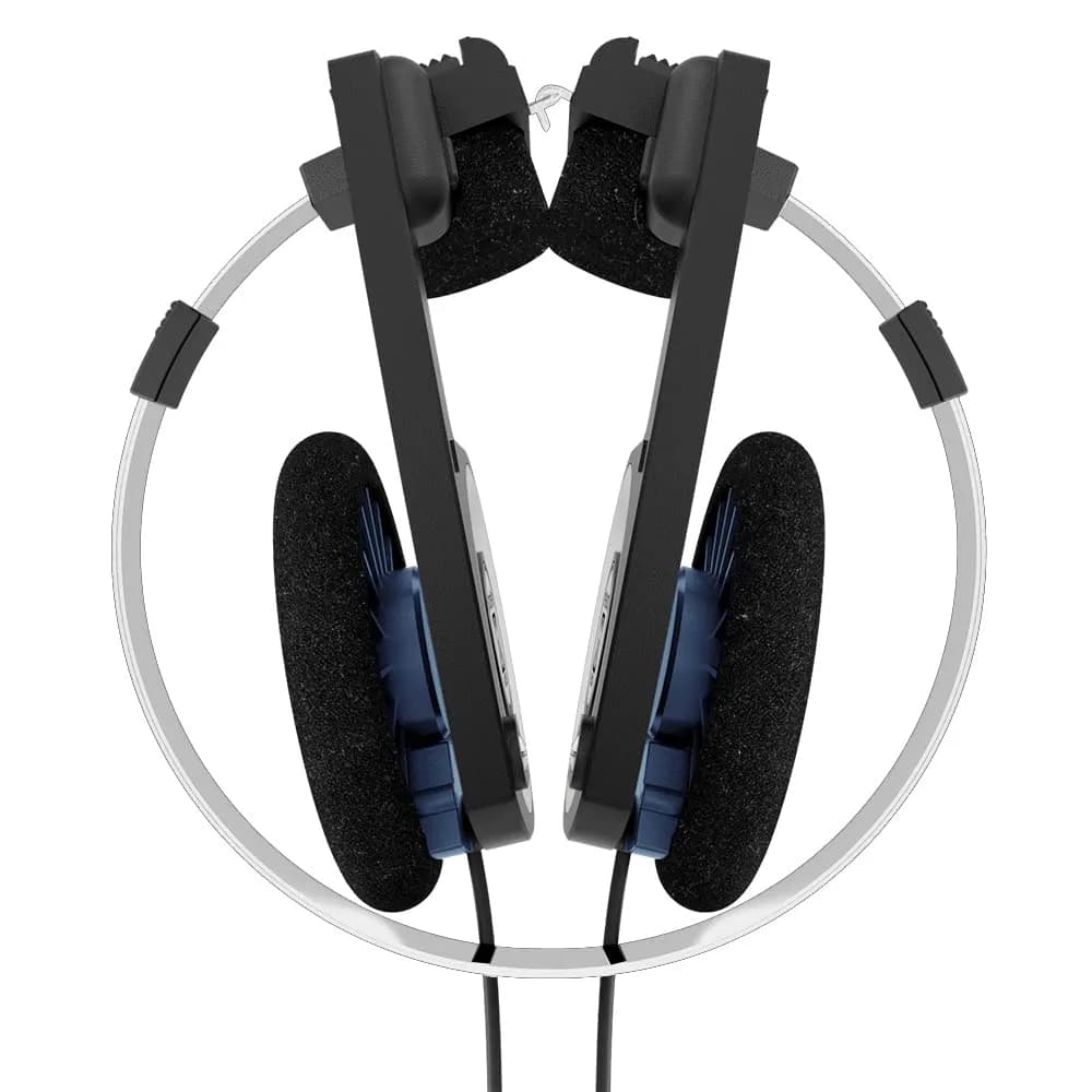 Koss Porta Pro Classic On-Ear Headphones, Black/Silver | Legendary Sound & Retro Design - view 2