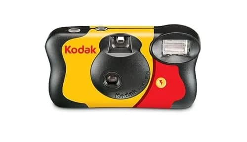 KODAK FunSaver 35mm Single Use Camera | 27 Exposures, Built-in Flash, Black thumbnail 1