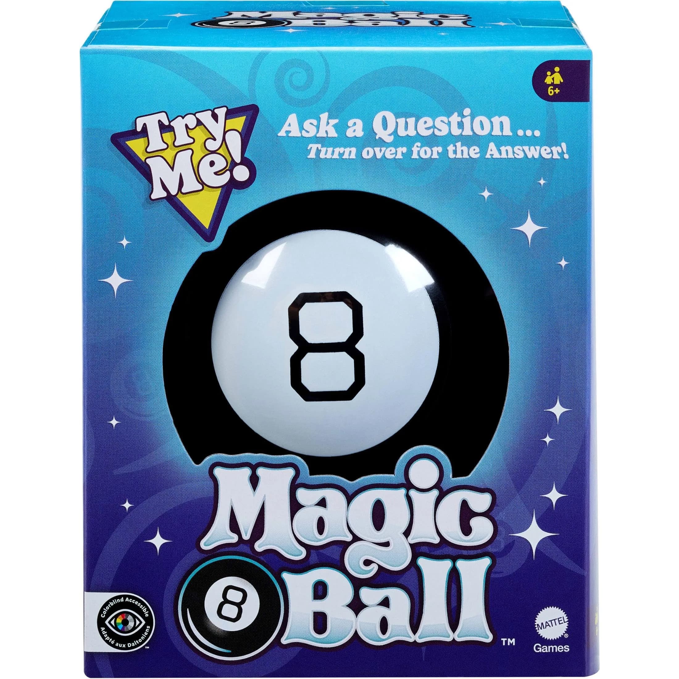 Mattel Games Magic 8 Ball Standard Style - Original Fortune Teller Ball for Kids & Families - main product image